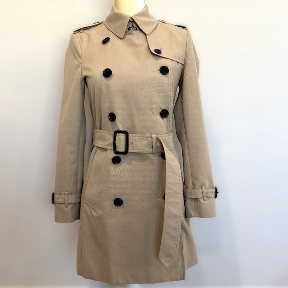 BURBERRY Harbourne Trench Coat Honey Size 2 - Picture 7 of 16